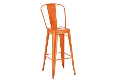 Tabouret de bar Aiden orange