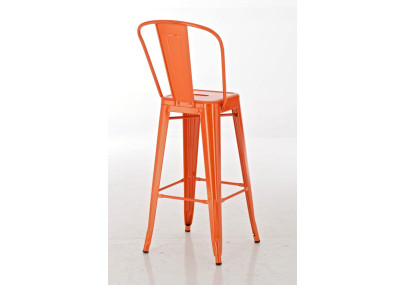 Tabouret de bar orange Aiden