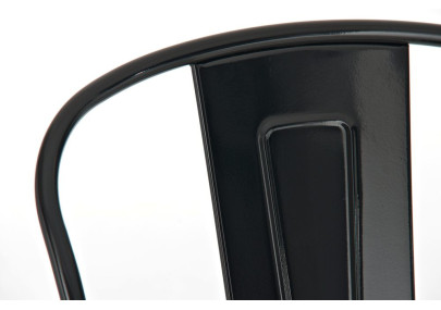 Tabouret de bar Aiden, noir