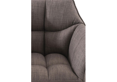 2er Set Barhocker Damaso Stoff weiß