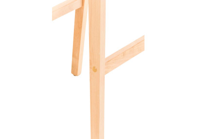 Lot de 2 tabourets de bar Hoover tissu Natura marron