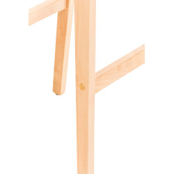 Ensemble de 2 tabourets de bar Hoover en tissu Natura marron