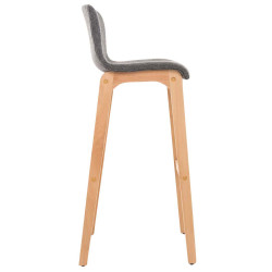 Set De 2 Taburetes Hover En Tela Gris claro