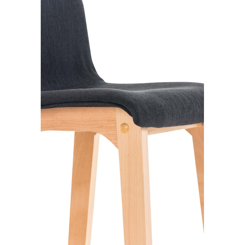 Set De 2 Taburetes Hover En Tela Negro