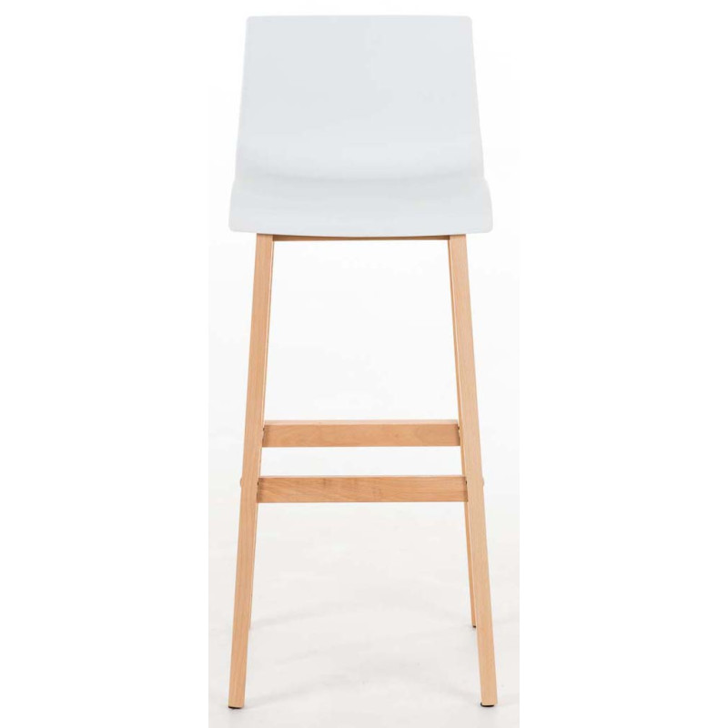 Ensemble de 2 tabourets de bar blancs Hoover Natura