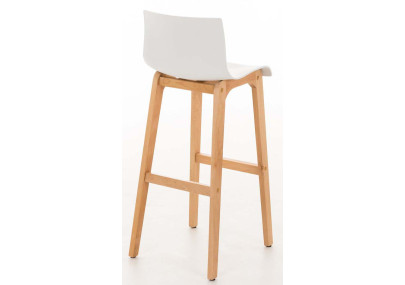 Ensemble de 2 tabourets de bar blancs Hoover Natura