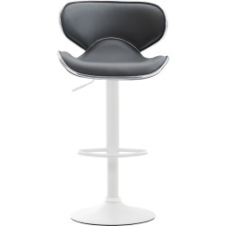 Tabouret de bar blanc Las Vegas V2 gris