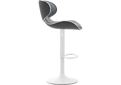 Tabouret de bar Las Vegas V2 blanc gris