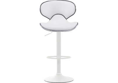 Tabouret de bar Las Vegas V2 blanc blanc