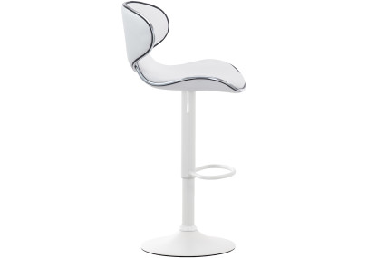 Tabouret de bar Las Vegas V2 blanc blanc