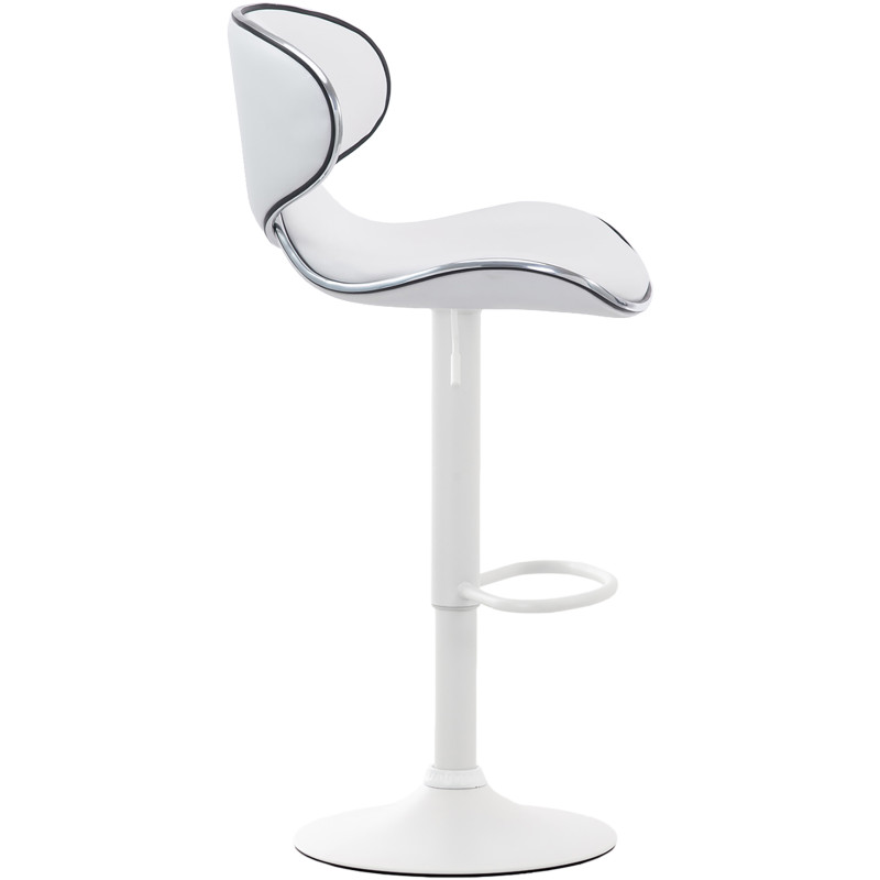 Tabouret de bar blanc Las Vegas V2 blanc