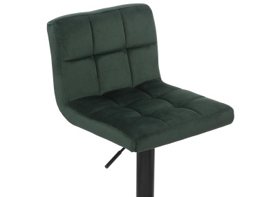 Taburete Feni En Terciopelo Verde