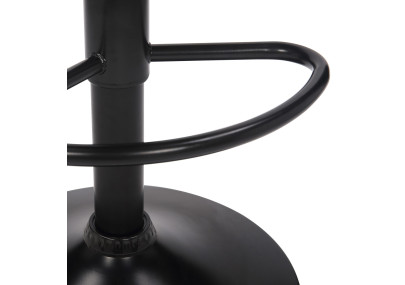 Tabouret de bar Feni en velours marron