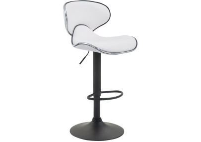 Set 2x Sgabelli LAS VEGAS V2 in similpelle bianco,nero