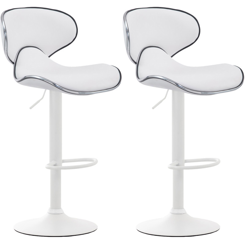 Set De 2 Taburetes Las vegas Blanco,Blanco