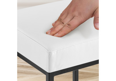 Tabouret de bar blanc Montreal B80