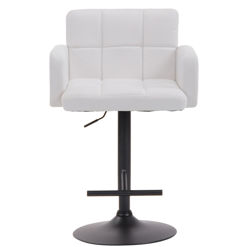 Tabouret de bar Los Angeles, noir blanc