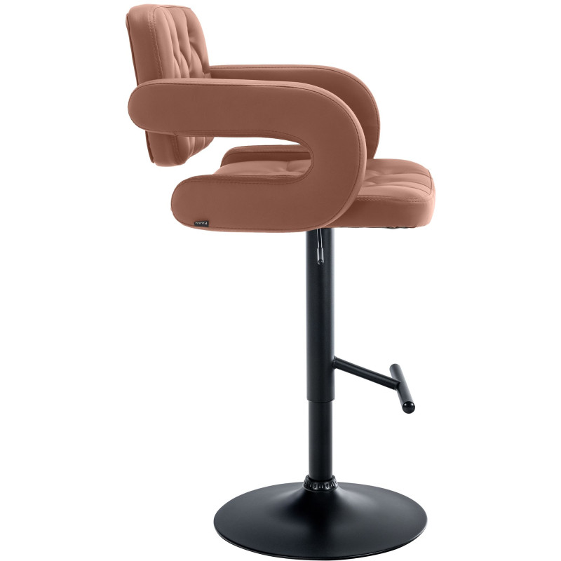 Taburete Dublin Coñac,Negro