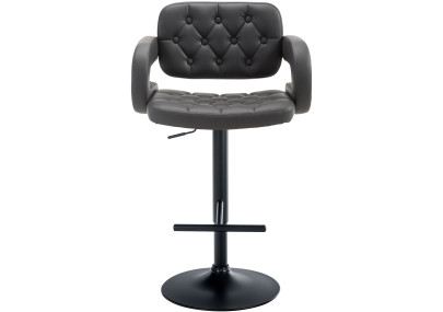 Tabouret de bar Dublin noir gris