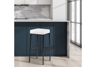 Tabouret de bar Montréal B85 blanc