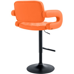 Taburete Dublin Naranja,Negro