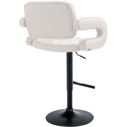 Tabouret de bar Dublin, noir blanc