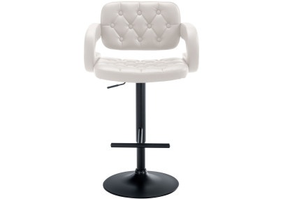 Tabouret de bar Dublin, noir et blanc