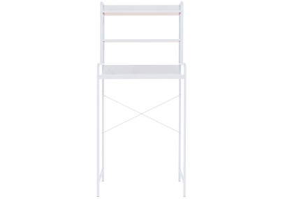 Mueble para lavadora Darby con estantes Blanco