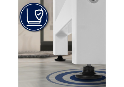 Étagère pour machine à laver Médine blanc