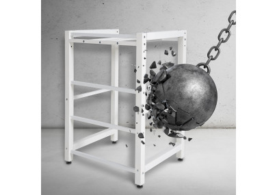 Étagère pour machine à laver Médine blanc