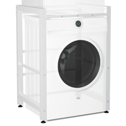 Étagère pour machine à laver Médine blanc