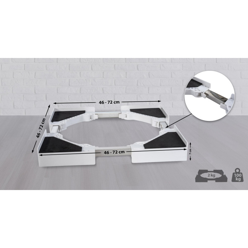 cadre de connexion blanc pour machine à laver