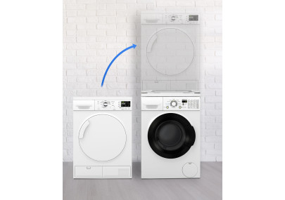 Cadre de raccordement pour machine ? laver Belton blanc