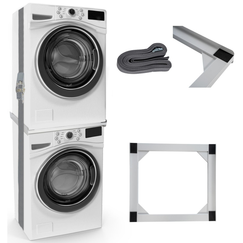 Cadre de raccordement pour machine ? laver Belton blanc