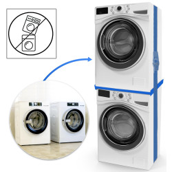 Cadre de raccordement pour machine ? laver Belton blanc