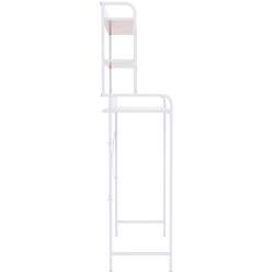 Mueble para lavadora Darby con estantes Blanco