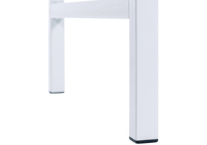 Mueble para lavadora Darby con estantes Blanco