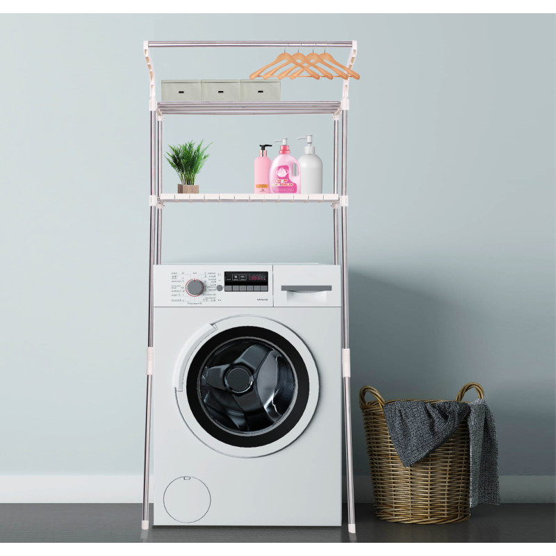 Mensole per lavatrice Ellsworth bianco