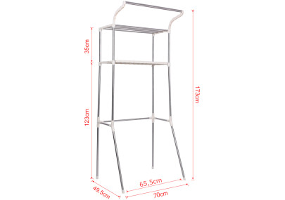 Étagère blanche pour machine à laver Ellsworth