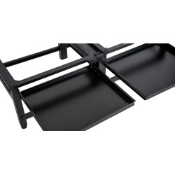 Pedestal Tampa doble para lavadoras Negro