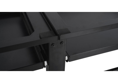 Pedestal Tampa doble para lavadoras Negro