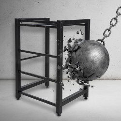 Étagère pour machine à laver Medina noire