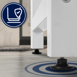 Étagère pour machine à laver Medina blanche