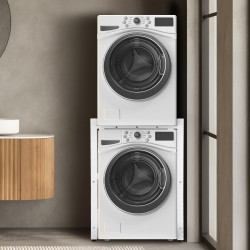 Étagère pour machine à laver Medina blanche