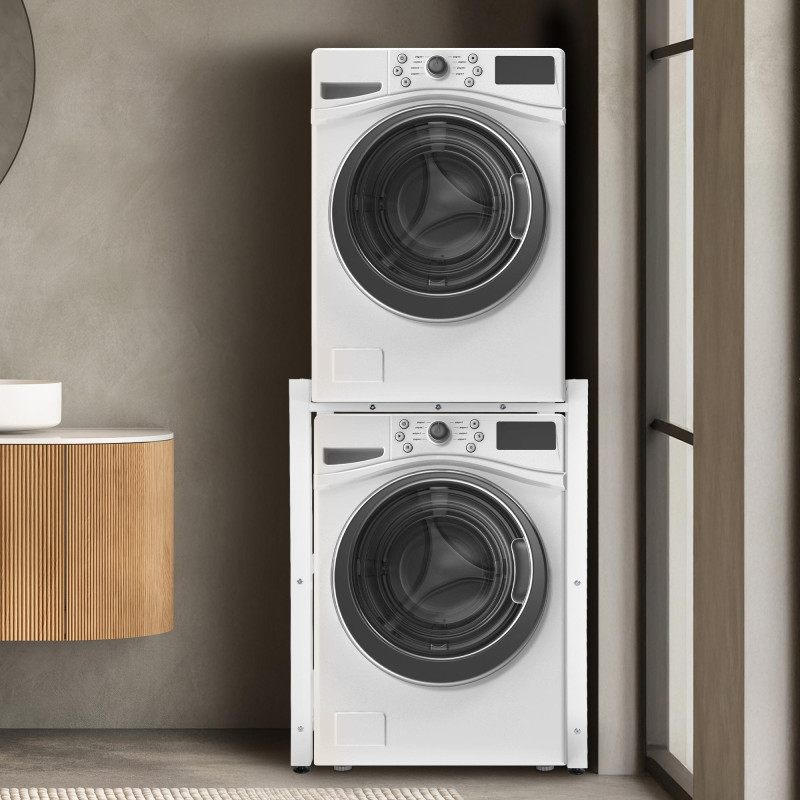 ?tag?re pour machine ? laver Medina blanche