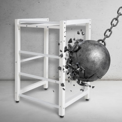 Étagère pour machine à laver Médine blanc
