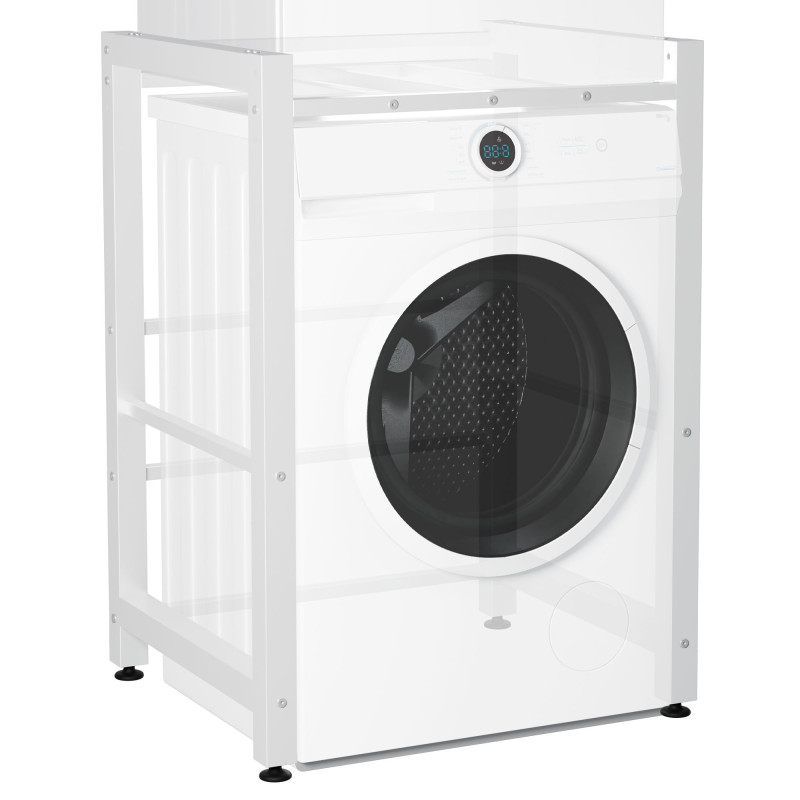 Étagère pour machine à laver Médine blanc