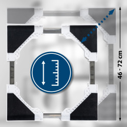 Verbindungsrahmen für Waschmaschine