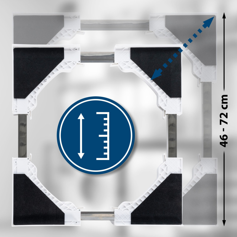 cadre de connexion blanc pour machine à laver
