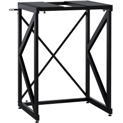 Étagère pour machine à laver Caleb, noire